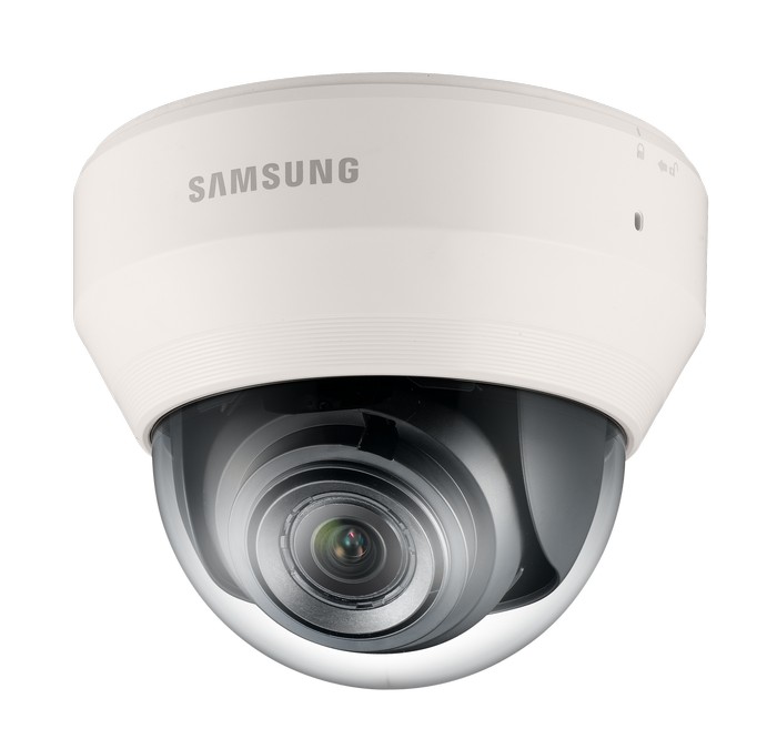 Samsung 3.2MP ICR Indoor Dome IP Camera 12VDC PoE H.264 Multi stream 3-8.5mm with WDR