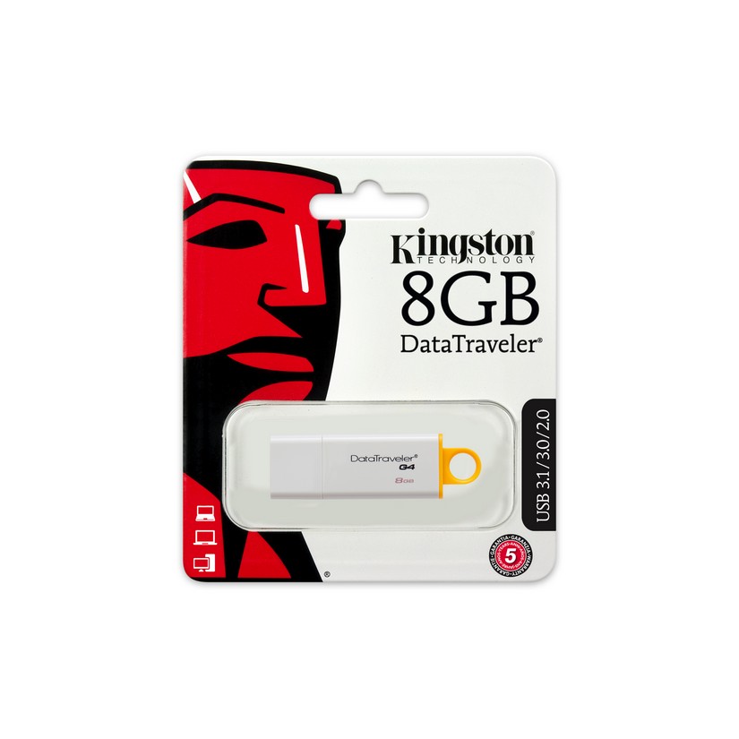 Kingston DTIG4/8GBFR 8GB USB 3.0 DataTraveler G4