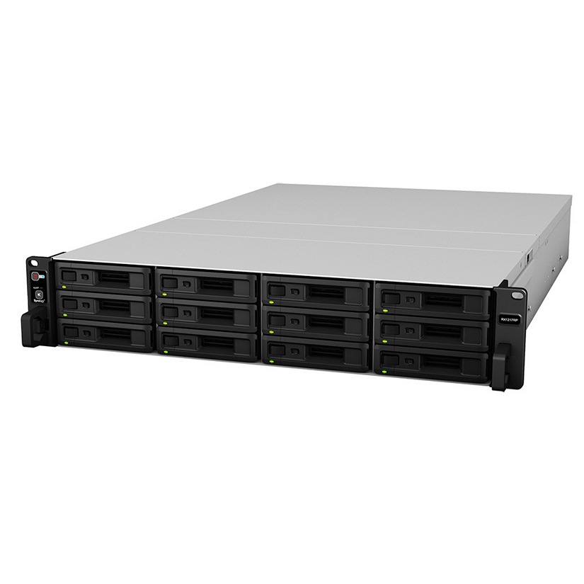 Synology Expansion Unit RX1217RP 12-Bay 3.5' Diskless NAS (2U Rack) (SMB/ENT) for Scalable NAS Mode